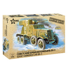  Модель Советский бронеавтомобиль "БА-3" 1/35 Звезда