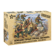  Модель Нем.Горные стрелки "Эдельвейс" 1/35 Звезда