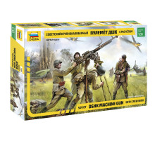  Модель Советский крупнокалиберный пулемет ДШК с расчетом 1/35 3609 Z