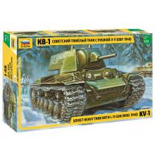  Модель "КВ-1 с пушкой Л-11" 1/35 Звезда