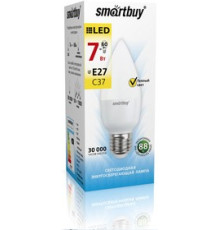 Лампа светод. Smartbuy 7Вт Е27 3000К свеча 