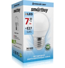 Лампа светод. Smartbuy 7Вт Е27 4000К шар