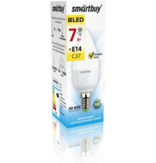 Лампа светод. Smartbuy 7Вт Е14 3000К свеча
