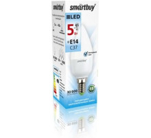 Лампа светод. Smartbuy 5Вт Е14 4000К свеча