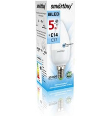 Лампа светод. Smartbuy 5Вт Е14 4000К свеча