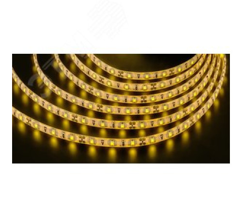 Лента св.диодная 12В. 3528 желтая IP65 60LED/1м.влагоз.