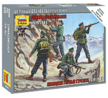Модель"Немецкие горные стрелки" 1/72 Звезда