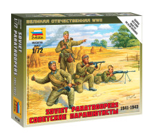 Модель "Советские парашютисты" 1/72 /6138/