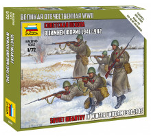 Модель Советская пехота в зимней форме 1/72  6197 Z