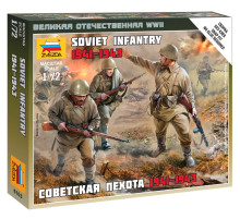 Модель "Советская пехота" 1/72 Звезда /6103/