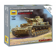 Модель "Нем.танк Т-IV" 1/100 Звезда /6151/