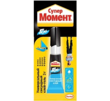 Клей "Супер Момент" гель 3г. блистер