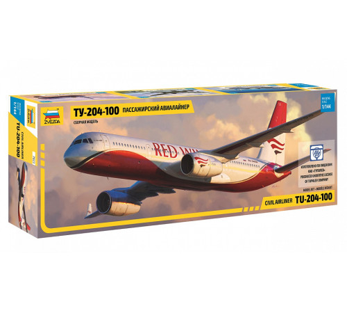 Модель "Ту-204-100" 1/144 Звезда