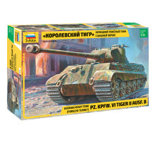Модель "Королев.тигр с башнель Порше" 1/35 Звезда 3616 Z
