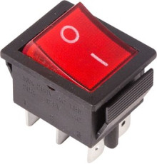 Выключатель RWB-506 2п.6к. /36-2350/ красн.