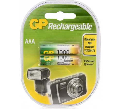 Аккумулятор GP AAA 1000mA Ni-Mh 1.2Вольта