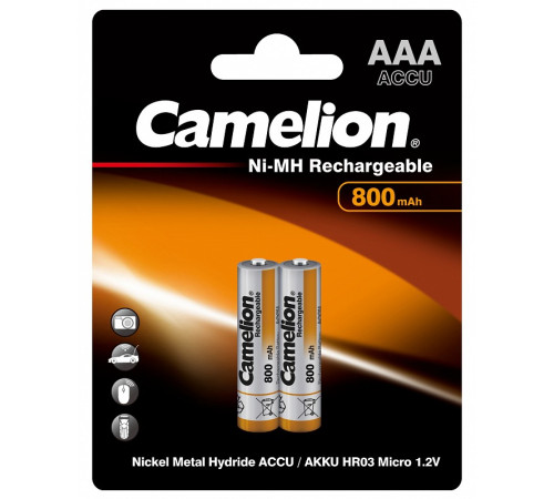 Аккумулятор Camelion AAA 800mAh Ni-Mh 1.2Вольта 