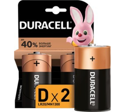 Элемент питания Duracell LR20 1.5Вольта