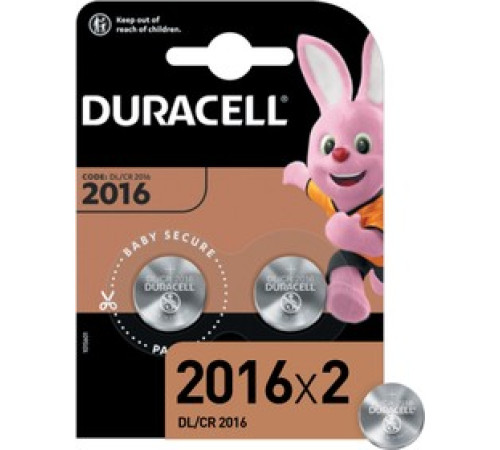 Элемент питания Duracell DL2016 3Вольта
