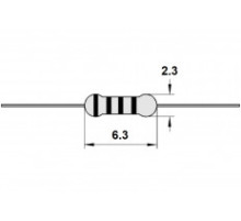 Резистор 0.25Вт  100кОм
