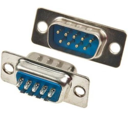 Разъем DB-9M гнездо  /на кабель/