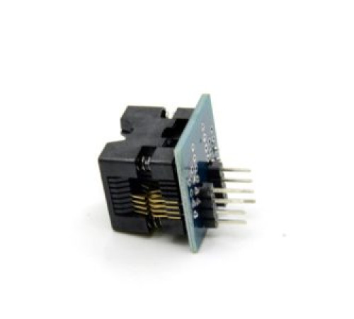 Адаптер DIP8- SOIC8 200 mil шаг 1.27мм.