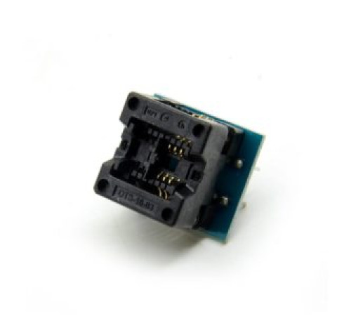 Адаптер DIP8- SOIC8 200 mil шаг 1.27мм.