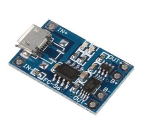 Модуль зарядки Li-ion microUSB 4.5-5.5В вых.4.2В