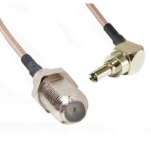 Пигтейл 15см F-мама TS9 угловой