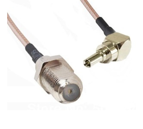 Пигтейл 15см F-мама TS9 угловой