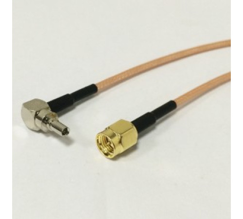 Пигтейл15см. SMA папа-CRC9 угловой