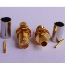 Разъем SMA -S211F/гн./ RG58  /обжим/ 