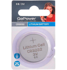 Элемент питания CR3032 3ВОЛЬТА GoPower