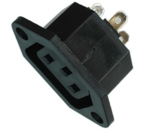 Гнездо сетевое 3PIN на корпус /3-025/