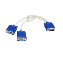 Переходник VGA штекер- 2гнезда VGA 