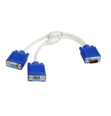 Переходник VGA штекер- 2гнезда VGA 