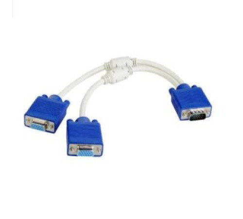 Переходник VGA штекер- 2гнезда VGA 