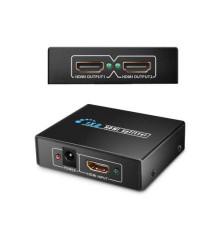 Разветвитель /splitter/  HDMI 1вход-2выхода /металл/