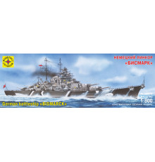 Модель линкор "Бисмарк" 1/800 Моделист