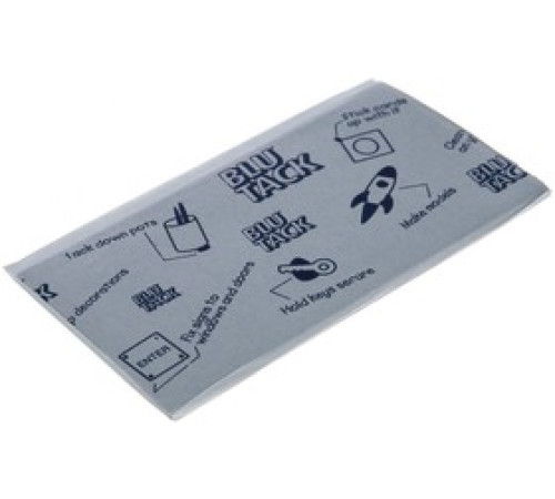 Клейкая масса голубого цвета Blu Tack