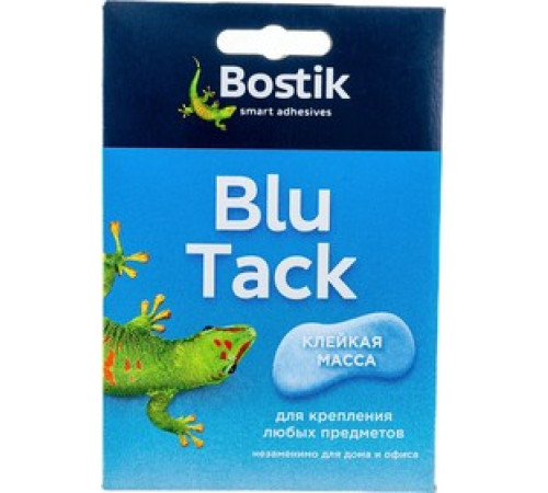 Клейкая масса голубого цвета Blu Tack