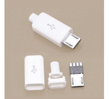 Штекер micro USB под пайку /на кабель/