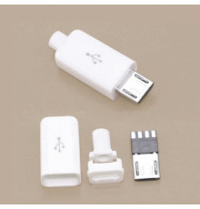 Штекер micro USB под пайку /на кабель/
