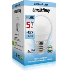 Лампа светод. Smartbuy 5Вт Е27 4000К шар