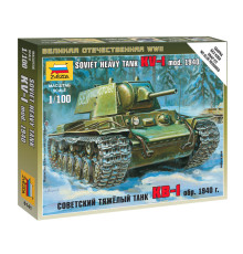 Модель "КВ-1" 1/100 Звезда /6141/