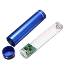 Корпус Power Bank для 1 аккум.18650 цилинр алюм.