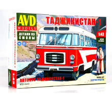 Модель сборная "Автобус Таджикистан-1"1/43