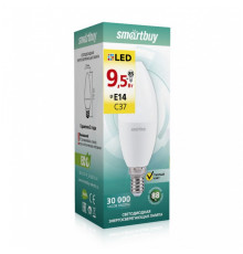 Лампа светод. Smart Buy 9.5Вт Е14 3000К свеча
