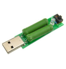 Нагрузка резистивная,1-2А, вход USB