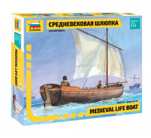 Модель "Средневековая шлюпка" 1/72 Звезда